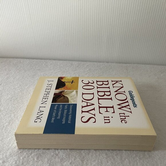 Know the Bible in 30 Days 2008 Paperback Book by J. Stephen Lang - Picture 12 of 15